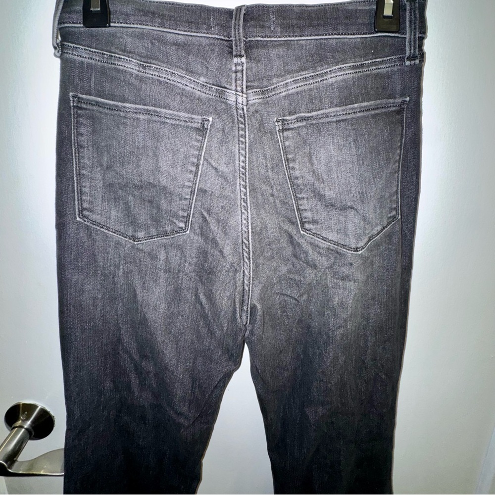 Abercrombie & Fitch Dark Gray Flare Jeans 8 Short - Picture 6 of 8